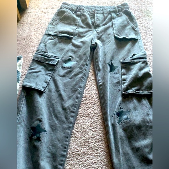 Star grey cargo pants size large - Picture 1 of 2